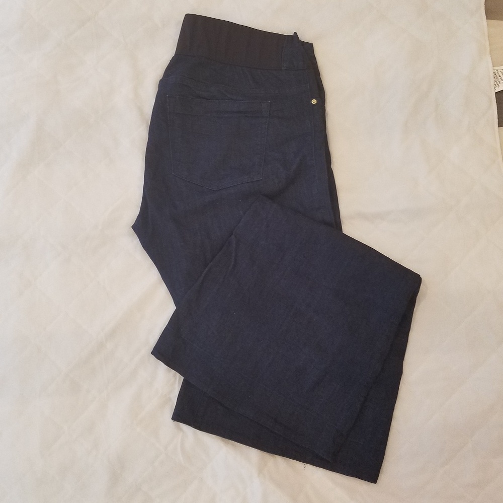Gap Maternity flare leg denim jeans